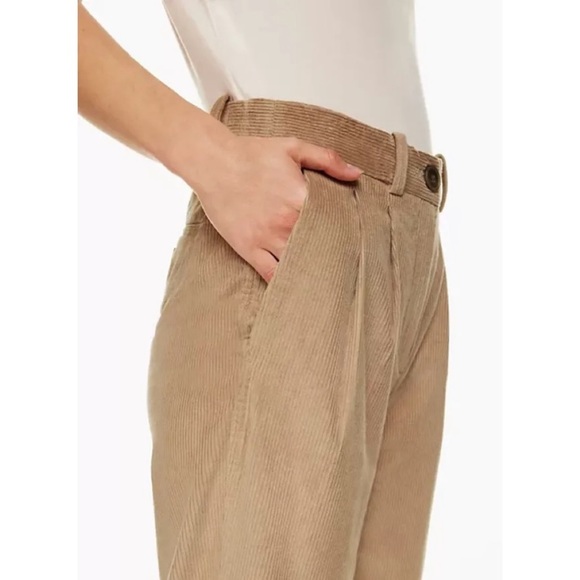 Aritzia The Group by Babaton Quota Pant gold camel cream tan - Picture 10 of 12